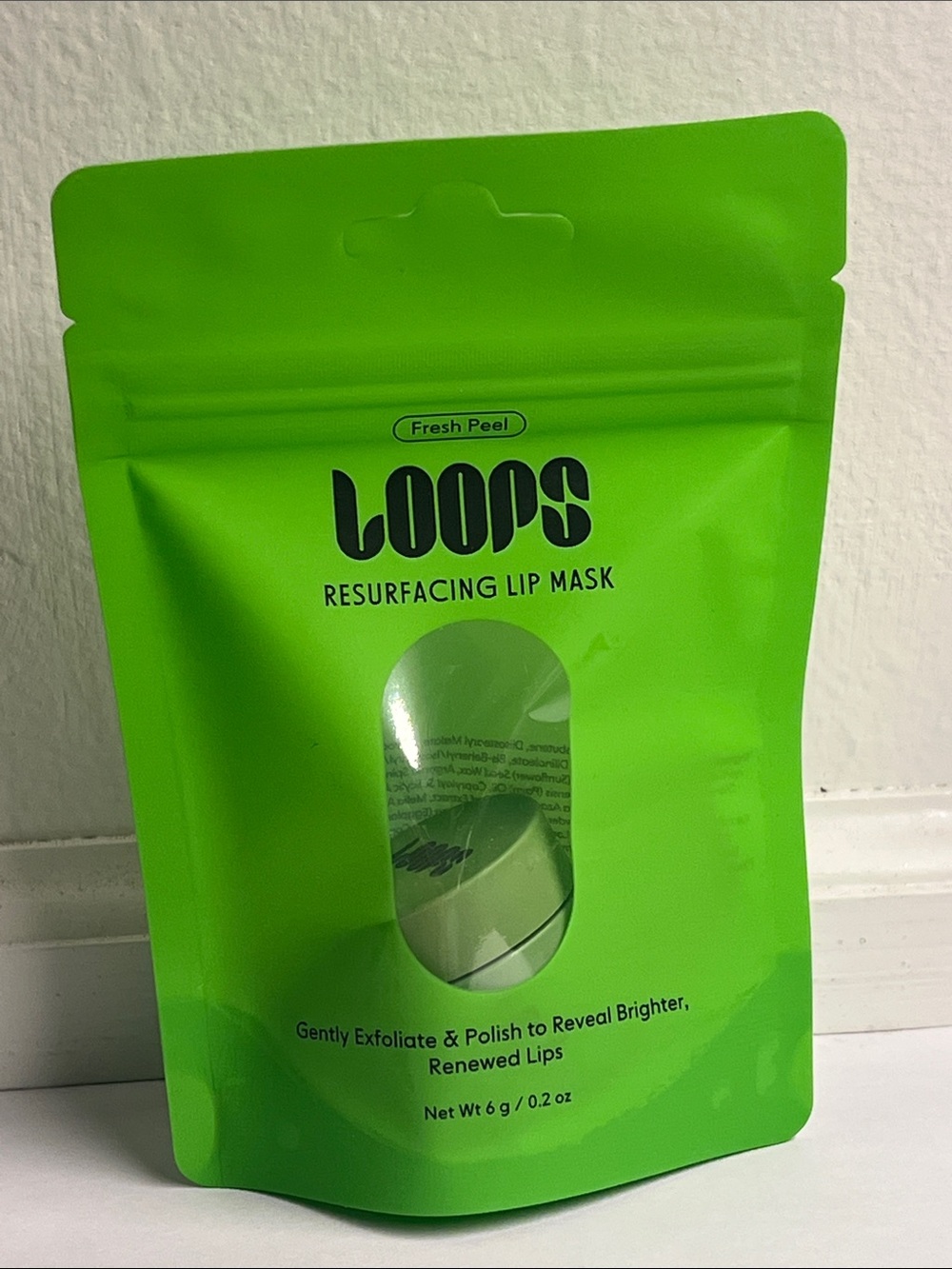 LOOPS Fresh Peel Resurfacing Lip Mask Exfoliate & Polish 6 Grams